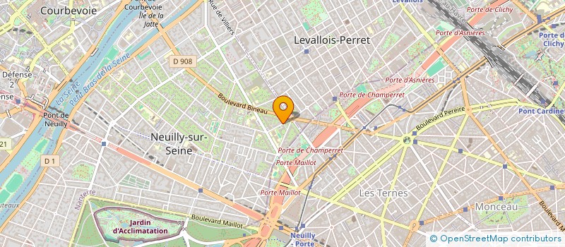 localisation de l'entreprise SCI GERVAIS COUTURE à NEUILLY-SUR-SEINE