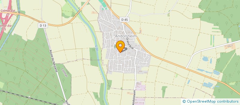 localisation de l'entreprise SCI GERVAISE  ANDOLSHEIM