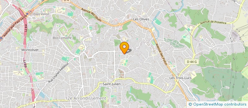 localisation de l'entreprise SCI GERVER à MARSEILLE