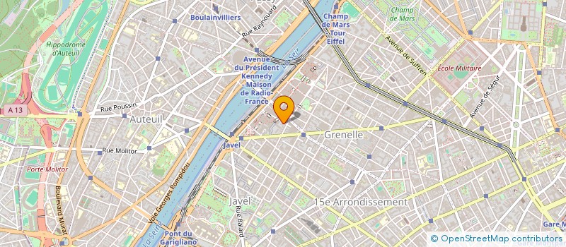 localisation de l'entreprise SCI GERVILLE  PARIS