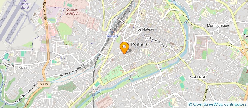 localisation de l'entreprise SCI GERVIMMO à POITIERS