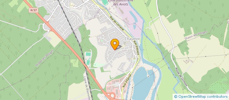 localisation de l'entreprise SCI GERVOT  THAON-LES-VOSGES