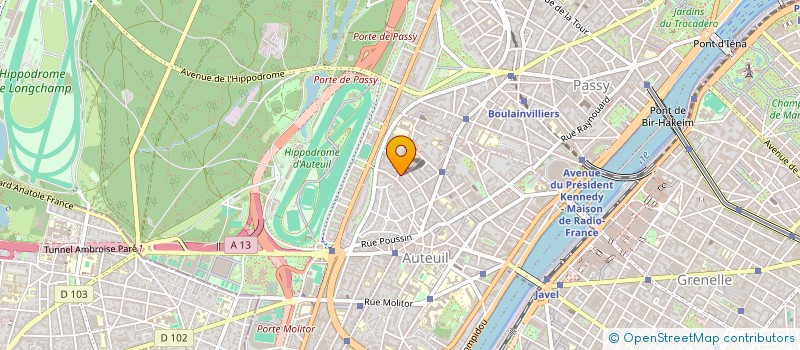 localisation de l'entreprise SCI GERWAL COMPETENCE PARIS à PARIS