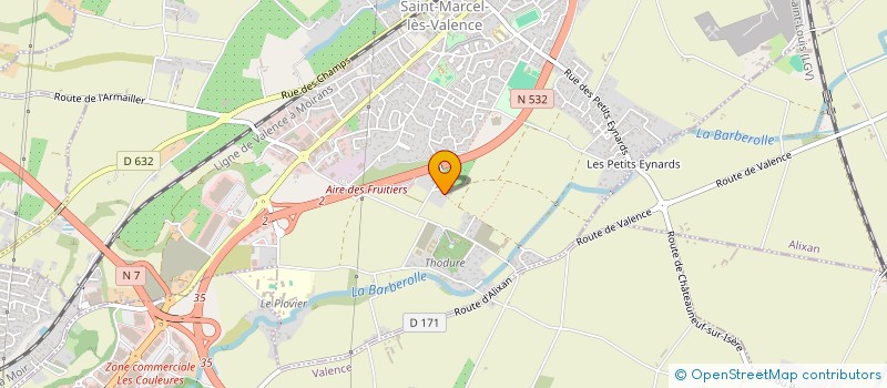 localisation de l'entreprise SCI GERY  SAINT-MARCEL-LES-VALENCE