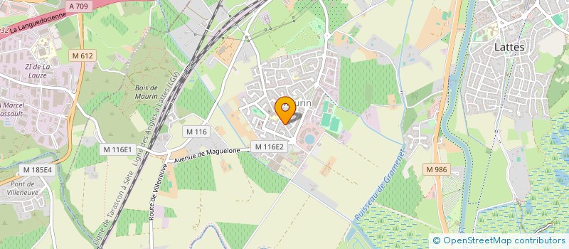 localisation de l'entreprise SCI GERZAIN ET FILS à LATTES