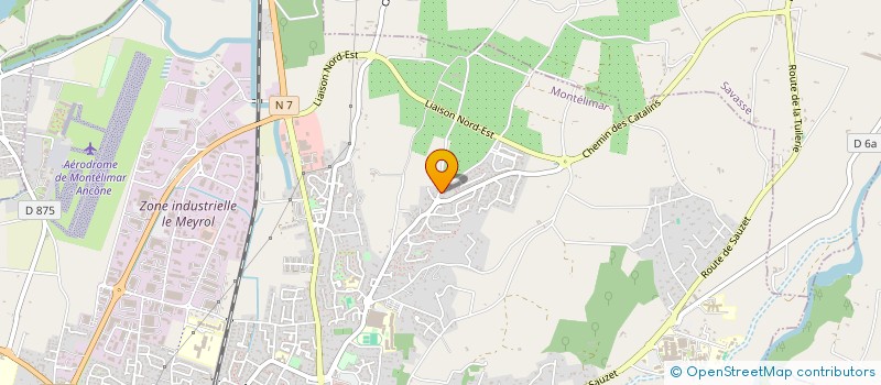 localisation de l'entreprise SCI GESATO à MONTELIMAR