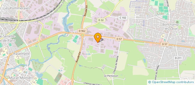 localisation de l'entreprise SCI GESBERT  BONCHAMP-LES-LAVAL