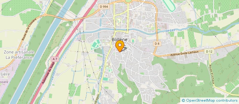 localisation de l'entreprise SCI GESBERT  BOLLENE