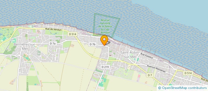 localisation de l'entreprise SCI GESBIS  SAINT-AUBIN-SUR-MER