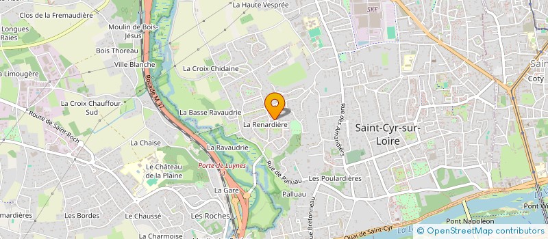 localisation de l'entreprise SCI GESCO à SAINT-CYR-SUR-LOIRE
