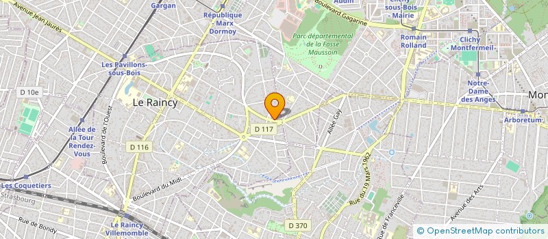 localisation de l'entreprise SCI GESIC à LE RAINCY