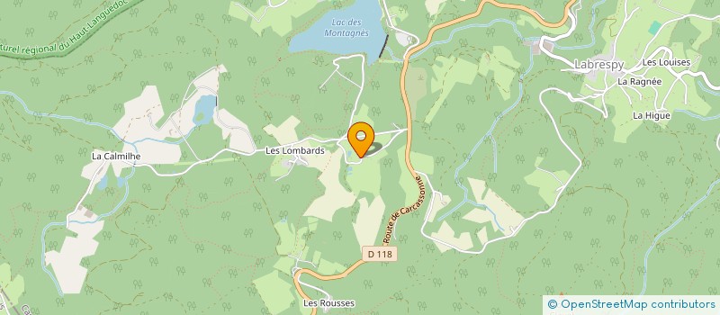 localisation de l'entreprise SCI GESICA  MAZAMET