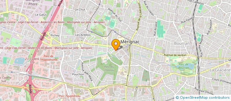 localisation de l'entreprise SCI GESIM  MERIGNAC