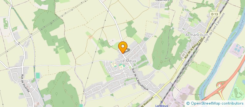 localisation de l'entreprise SCI GESIMMO  LE MEUX