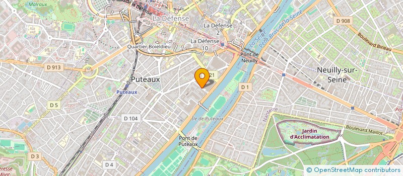 localisation de l'entreprise SCI GESLEY  PUTEAUX