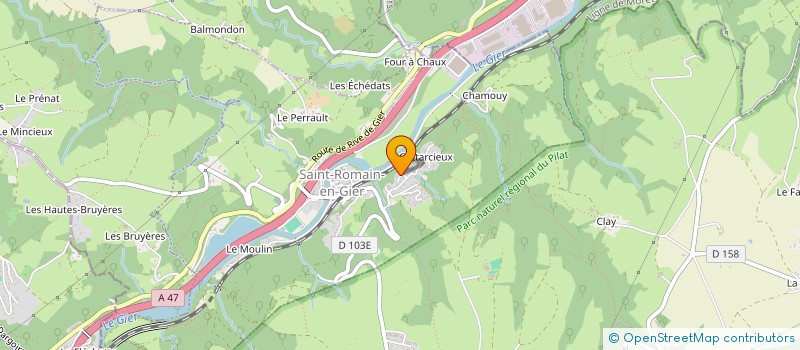 localisation de l'entreprise SCI GESM  SAINT-ROMAIN-EN-GIER