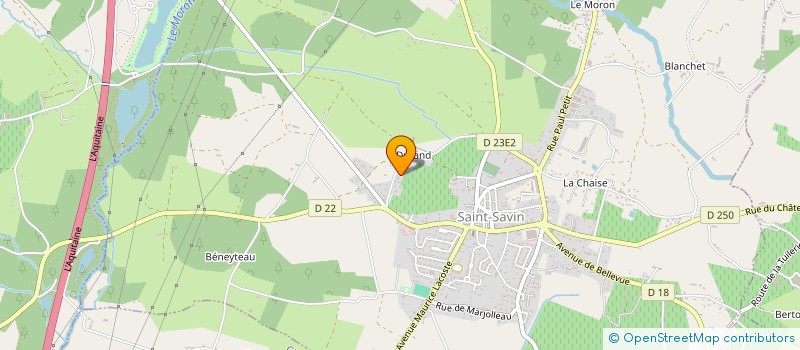 localisation de l'entreprise SCI GESPA à SAINT-SAVIN