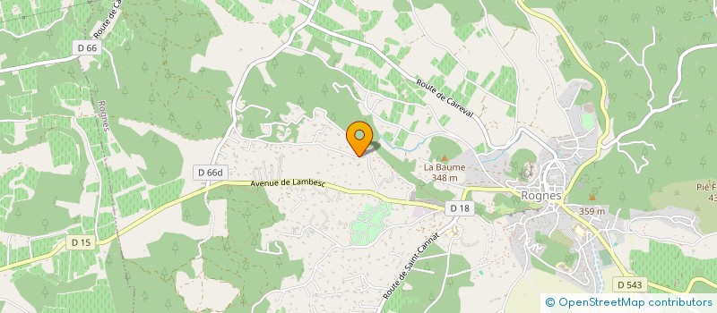 localisation de l'entreprise SCI GESTA IMMO 21  ROGNES