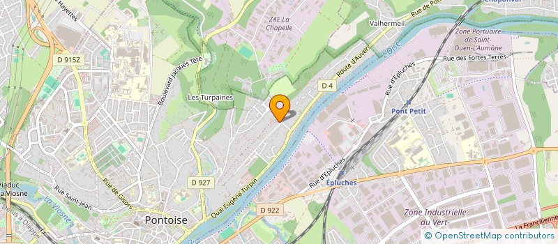 localisation de l'entreprise SCI GESTEC  PONTOISE