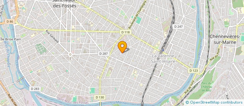 localisation de l'entreprise SCI GESTI MOBIL LA VARENNE à SAINT-MAUR-DES-FOSSES