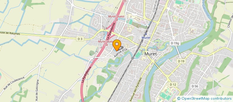 localisation de l'entreprise SCI GESTIBERT  MURET