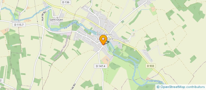 localisation de l'entreprise SCI GESTIGNAC à BERCHERES-SUR-VESGRE