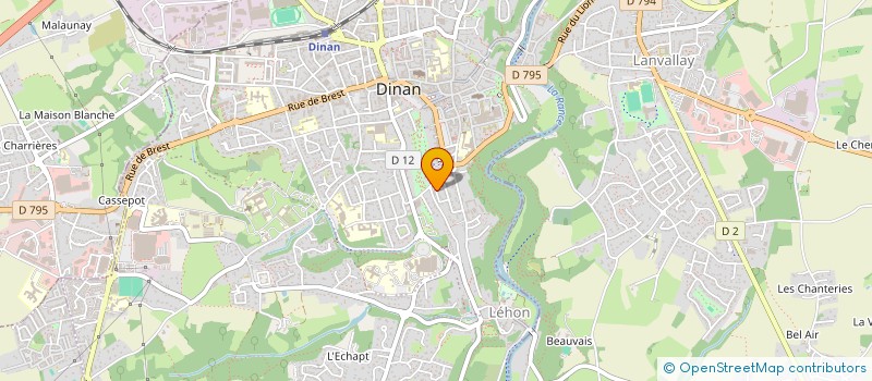 localisation de l'entreprise SCI GESTIM  DINAN