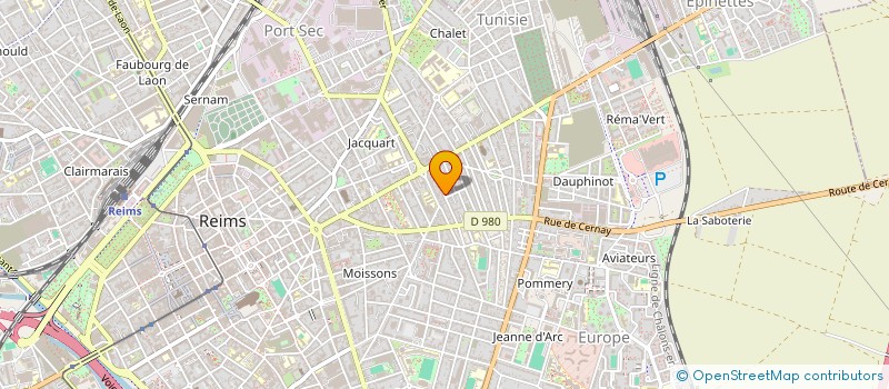 localisation de l'entreprise SCI GESTIM  REIMS