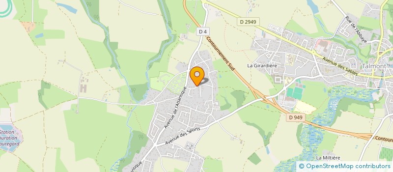 localisation de l'entreprise SCI GESTIM'VENDEE  TALMONT-SAINT-HILAIRE