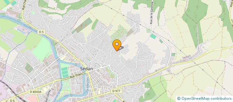localisation de l'entreprise SCI GESTIMMO  SEDAN
