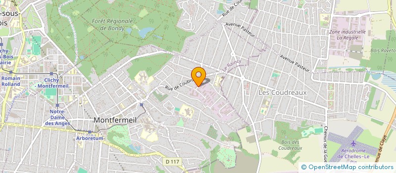 localisation de l'entreprise SCI GESTION 3000 à MONTFERMEIL