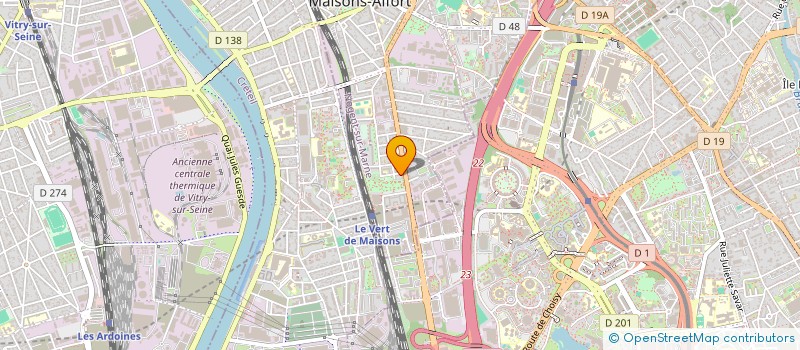 localisation de l'entreprise SCI GESTION à MAISONS-ALFORT