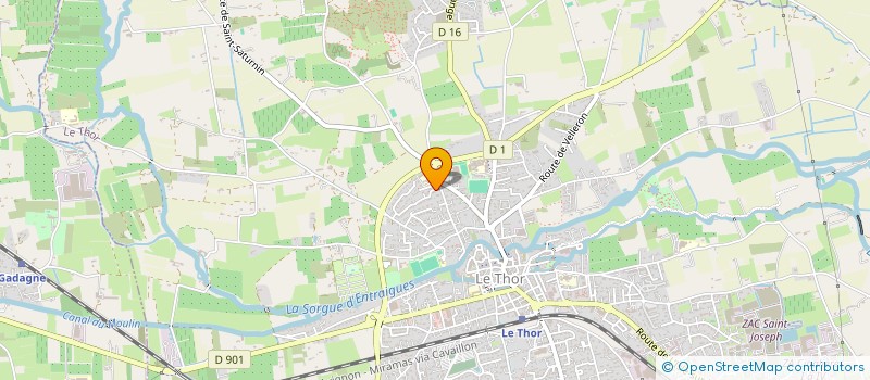 localisation de l'entreprise SCI GESTION IMMOBILIERE  LE THOR