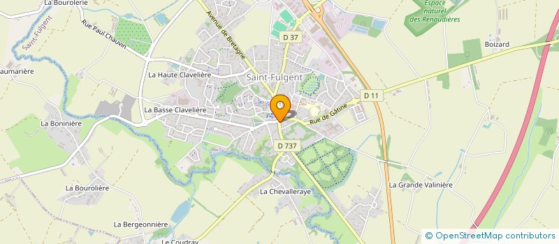 localisation de l'entreprise SCI GESTION LES COLONNADES  SAINT-FULGENT