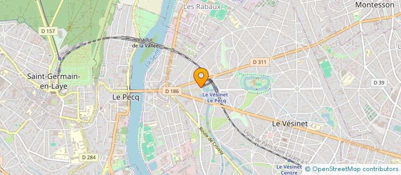 localisation de l'entreprise SCI GESTION MAS DES OISEAUX  LE VESINET