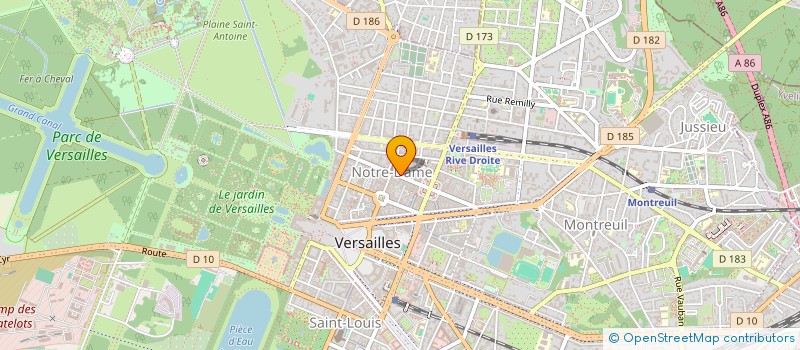 localisation de l'entreprise SCI GESTION MOBILIERE ET IMMOBILIERE à VERSAILLES
