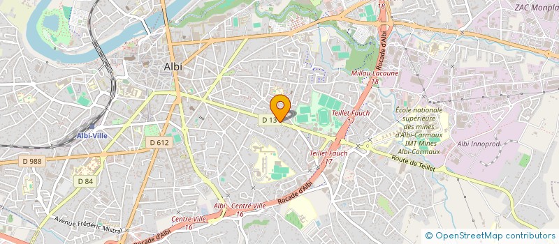 localisation de l'entreprise SCI GESTION PATRIMONIALE GASC à ALBI