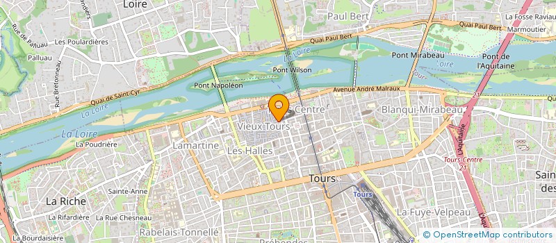 localisation de l'entreprise SCI GESTION TRANSACTION IMMOBILIERE  TOURS