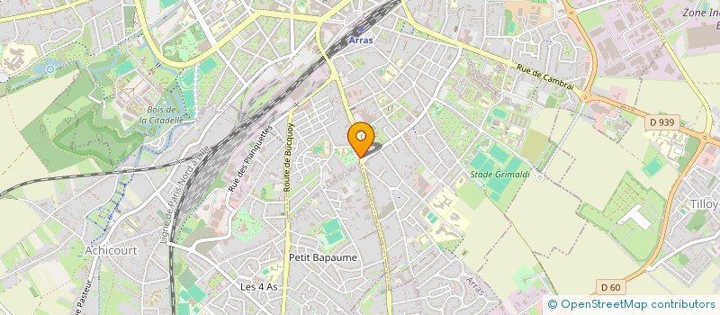 localisation de l'entreprise SCI GESTION WELLINGTON à ARRAS