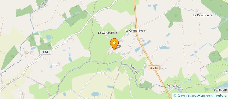 localisation de l'entreprise SCI GESYCA  NEUVY-BOUIN