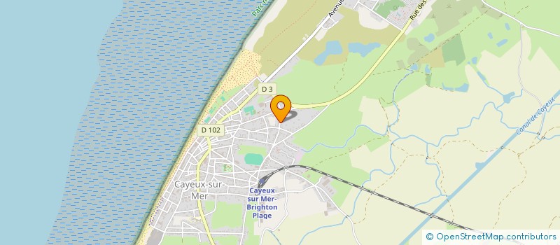 localisation de l'entreprise SCI GESYCANA à CAYEUX-SUR-MER