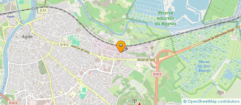 localisation de l'entreprise SCI GESYLEA  AGDE