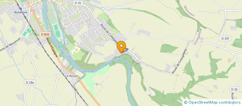 localisation de l'entreprise SCI GET  AUTERIVE