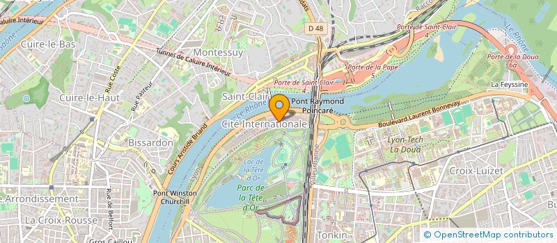 localisation de l'entreprise SCI GET PARC  LYON