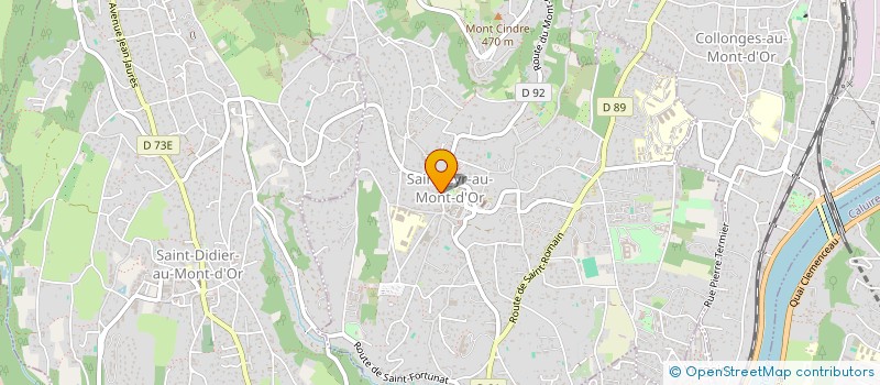 localisation de l'entreprise SCI GETA  SAINT-CYR-AU-MONT-D'OR