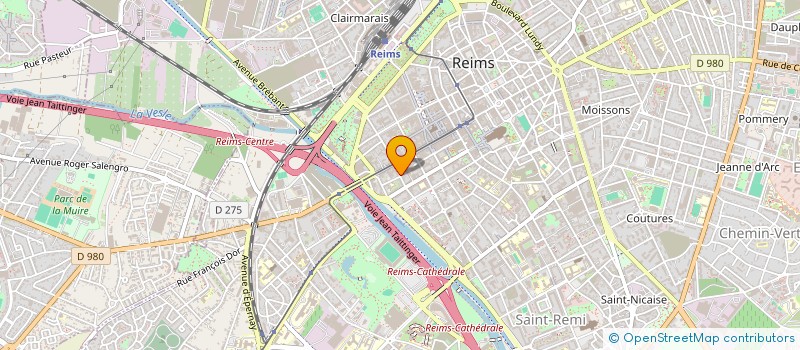 localisation de l'entreprise SCI GETBACMAM  REIMS