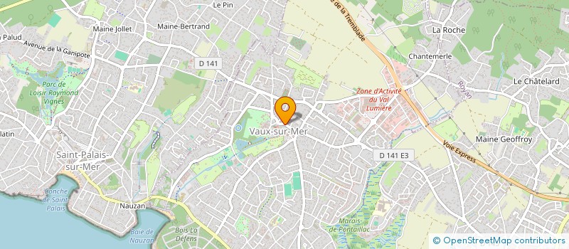 localisation de l'entreprise SCI GETES  VAUX-SUR-MER