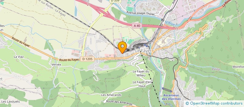 localisation de l'entreprise SCI GETHILAINE  SAINT-GERVAIS-LES-BAINS