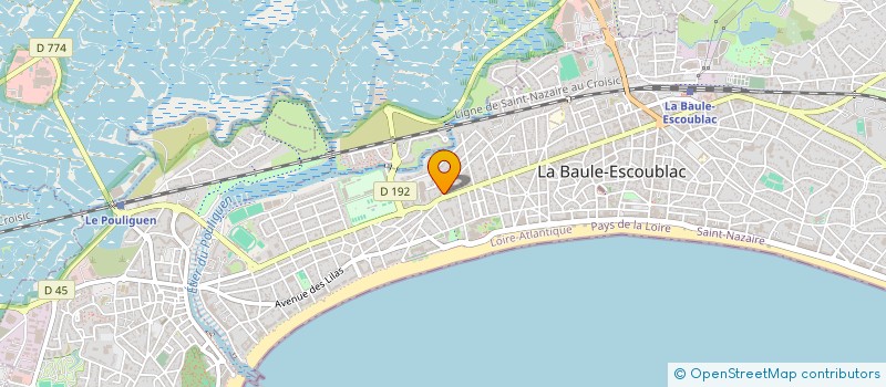 localisation de l'entreprise SCI GETHSEMANI  LA BAULE-ESCOUBLAC