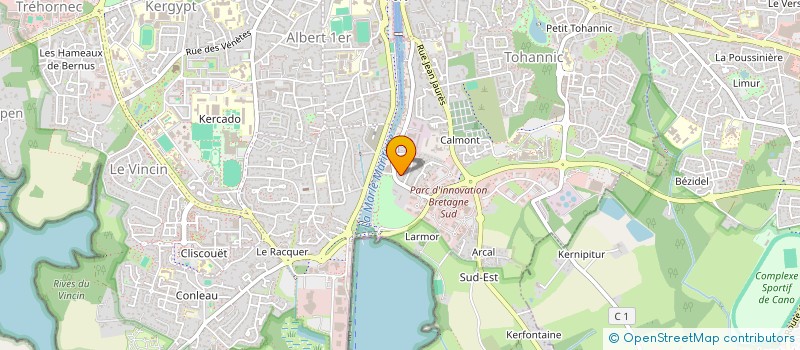 localisation de l'entreprise SCI GETIN-CHARET à VANNES